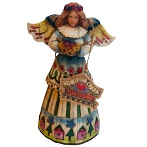 Vintage 2002 Jim Shore Heartwood Creek for Enesco Angel of Love Figurine #108924